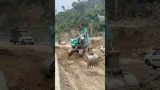 #kobelco#shortsfeed #excavator #viralshorts #construction #ytshorts #pocklain #shorts #youtuber
