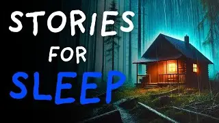 True Scary Stories for Sleep Gentle Rain Sounds | Relax & Fall Asleep Fast | Black Screen | Vol 3
