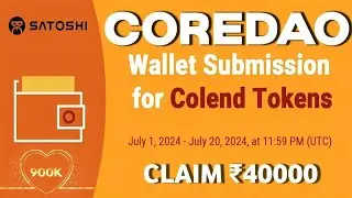 Satoshi Colend Withdrawals | Colend Token Kese Claim Kare | Satoshi aap Airdrop | #Colend |