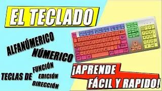 PARTES de un TECLADO⌨ | TECLADO NUMERICO, TECLADO ALFANUMERICO | INFORMÁTICA