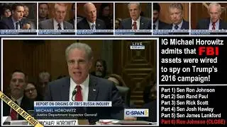 Horowitz admits FBI Assets were Wired to Spy (Pt. 6 of 6)