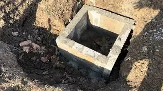 SEE HOW WE INSTALLED THE SEPTIC RISER THE FIRST TIME WITH LITTLE MONEY 