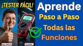 Aprende a usar el TESTER para medir CONTINUIDAD y RESISTENCIAS - Curso 