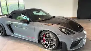 Walkaround Porsche 718 Spyder RS | Only 550 km | Arctic Grey