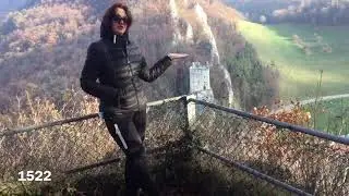 Замок в Швейцарии THIERSTEIN и древняя дорога KREUZWEG