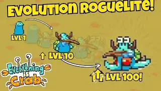 Evolving into a randomized Creature! in Everything is Crab! | #harbingeriv #roguelike