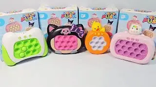ASMR Playing Pop it Electronic Fast Push Game Fidget Toy | Stage Mode | Level Mode