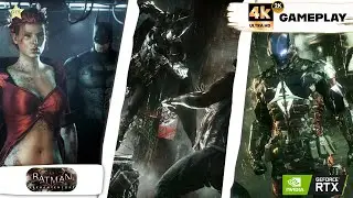 Batman Arkham Knight в разрешении 4K/2K с максимальными настройками графики на видеокартах RTX 50...