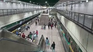 台北捷運 松山新店線 萬隆站 下班尖峰時刻人潮 [G06]