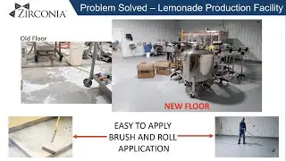 Zirconia ComposiCoat XD Floor Coating System for Food & Beverage Facilities