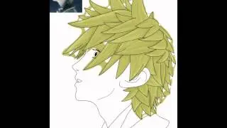 Kingdom Hearts Roxas Speedpaint   Carnivore- Starset