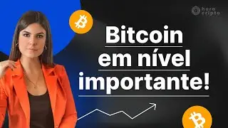 Bitcoin em n&iacute;vel importante!!! E agora? I com Fl&aacute;via Jabur I HORA CRIPTO I 05/10