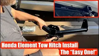 Honda Element Tow Hitch Install.  I Probably Won't Tow Anything, But For Bike Rack and Cargo