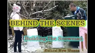 Behind The Scenes -  Building The Snowman To Be The 3D Target