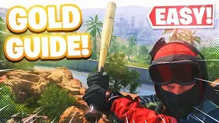 BLACK OPS COLD WAR BASEBALL BAT GOLD CAMO GUIDE! | HOW TO UNLOCK GOLD CAMO ON BASEBALL BAT!
