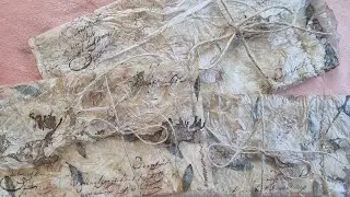 Umschläge / Taschen aus meinem Seidenpapier fürs JunkJournal - Teil 2 - Transparent - Bastel mit mir