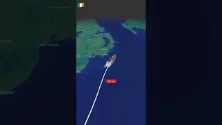 Transport cruise from Dublin( Ireland)  to Belfast( Uk)🚢 #travelroutes #travelboast # Cruise #map