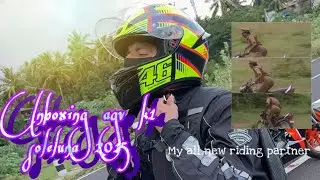 Brand new AGV k1 soleluna 2015 unboxing 🤩 MALAYALAM #htrzmodzbanglore