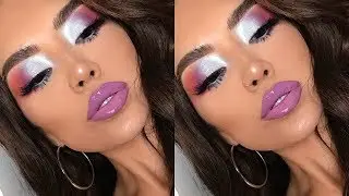 ВЫТЯНУТЫЕ ЦВЕТНЫЕ МЕТАЛЛИЧЕСКИЕ ГЛАЗА с помощью Fenty Beauty | iluvsarahii