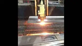 Laser Punching Process Showcase by Retail Fixture#displayracks #custom #retailstores #displyfitures