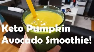 Keto Pumpkin Avocado Smoothie!!!! So easy & delicious!
