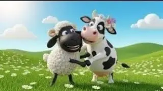 Baba Black Sheep & Pink Sheep 😂🐑 Funny Kids Song | Cartoon Rhymes for Children 🎶✨