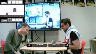 Jesper (Tegamech) vs. Tolstoj European Championships (CTEC, Game Boy Tetris)
