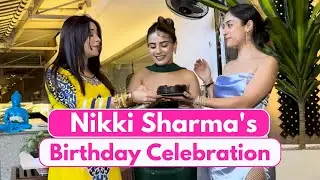 Nyrraa M Banerji, Arjun Bijlani & Others At Nikki Sharma's Birthday Celebration