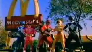 McDonalds Mighty Morphin Power Rangers Pogs Commercial