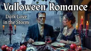 Frankenstein&rsquo;s Valloween Dinner 🌹 Gothic Piano, Rain & Thunder | Dark Romantic Ambience