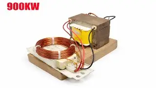 How To Make Free Energy Generator Ac 220V From Copper Wire & Big Transformer