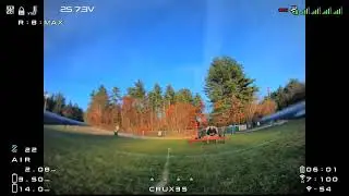 Crux35 HDZero FPV Practice at a local field