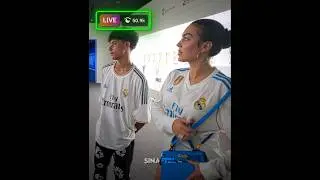 Georgina & Jr Livestream with Ronaldo 🤯🥶