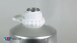 2500mL Industrial Aluminum Bottle Plus 45 Bottle | U.S. Plastic Corporation&reg;