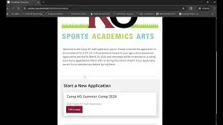 How to Apply To Camp KO Summer 2026
