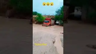 truck water crossing #shorts #flood