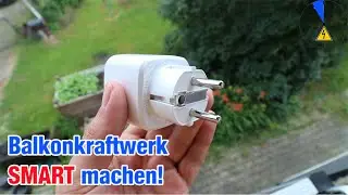 WLAN Zwischenstecker f&uuml;r Balkonkraftwerke Smart Nachr&uuml;sten Strom Energie messen
