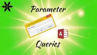 How to Build a Simple Parameter Query in Access