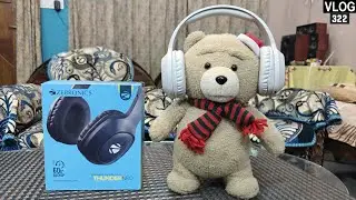 Zebronics Thunder NEO Wireless Over Ear Headphone | 60 Hours Backup | NISCHAL heartbeat Vlog Ep- 322