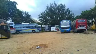 Kanker Roadways Bus Parking | Kanker Roadways Bus Depot | Volvo & Bharatbenz Buses |BUS CLICK RAIPUR