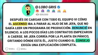 Después De Cargar Con Todo El Equipo Vi Cómo El Ascenso Iba A Parar Al Hijo De Mi Jefa, Que No....