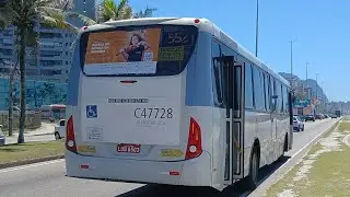 Linha 552 integrada 2 do terminal alvorada at&eacute; a praia da barra barra da tijuca