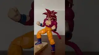 Posing Dragon Stars Adult Daima Goku #dragonball #dragonballdaima #shf #shfiguarts #goku #ssj4
