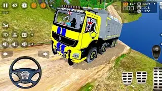 12 Wheeler Tipper Truck Driving In Offroad Mod | Bus Simulator Indonesia Truck Driving | Bussid Mod