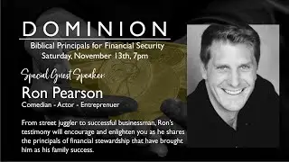 DOMINION - Ron Pearson : Biblical Principals for Financial Success