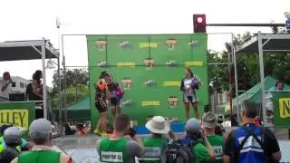 Nature Valley Grand Prix - Uptown Criterium women's podium