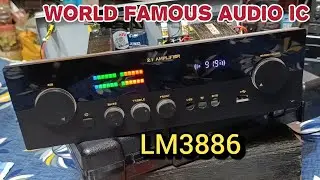 🌲Superb home amplifier with LM3886. #lm3886 #amplifiermaking 