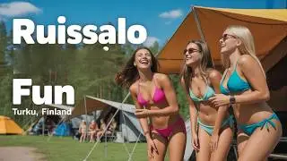 Epic Beach Camping Adventure in Ruissalo, Turku!