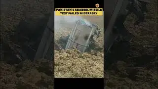 Pakistan's Missile Test Failed. AbaBeel Missile Test Failed Miserably. #shorts