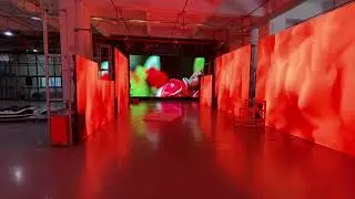 CL3.9 indoor fixed installation LED display features 500&times;500mm standard cabinets